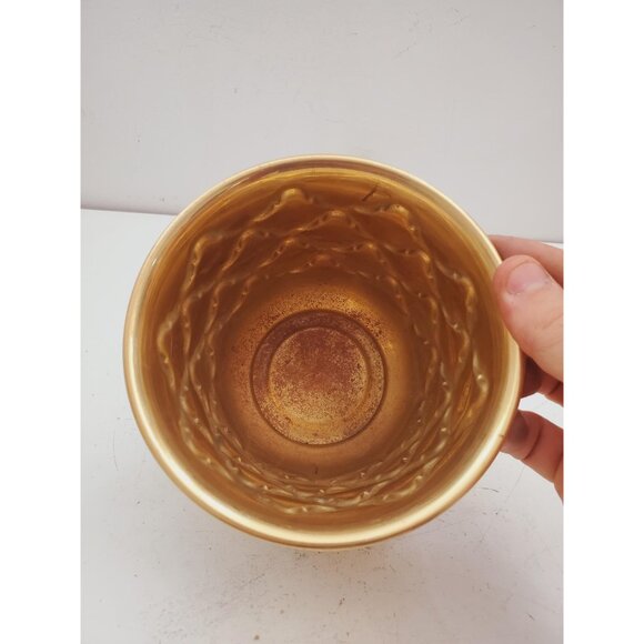 Vintage 1980s brass Planter, Plant Holder, Succulent Pot, brass Plant Pot, brass - Picture 10 of 10